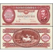 Hungary Hungria P-171g Fe 100 Forint 1984 Lajos Kossuth