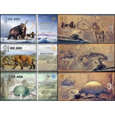 Ice Age Era Do Gelo 1+2+3 Dollars 2014 Fe Set C/3 Cédulas Fantasia 