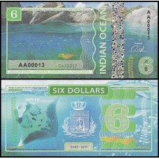 Indian Ocean 6 Dollars 2017 Fe Fantasia