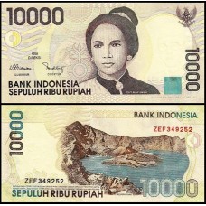 Indonésia P-137h Fe 10.000 Rupiah  2005
