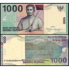 Indonésia P-141k Fe 1.000 Rupiah 2000 2011 Kapitan Pattimura