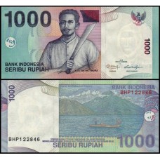 Indonésia P-141m Fe 1.000 Rupiah 2000 2013 Kapitan Pattimura