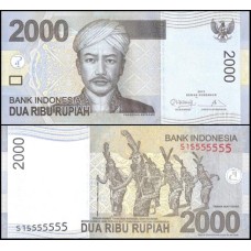 Indonésia P-148e Fe 2.000 Rupiah 2013