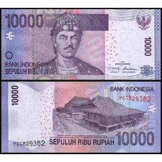 Indonésia P-150b Fe 10.000 Rupiah 2011