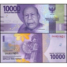 Indonésia P-157c Fe 10.000 Rupiah 2018 Frans Kaisiepo