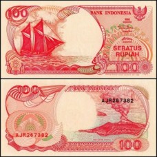 Indonésia P-127g Fe 100 Rupiah 1992/1999