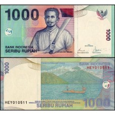Indonésia P-141a Fe 1.000 Rupiah 2000 Kapitan Pattimura
