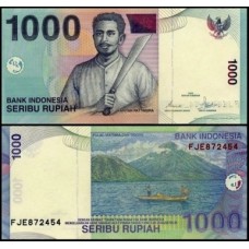 Indonésia P-141h Fe 1.000 Rupiah 2000 2007 Kapitan Pattimura
