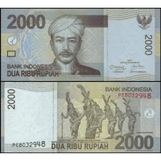 Indonésia P-148c Fe 2.000 Rupiah 2011