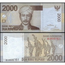 Indonésia P-148f Fe 2.000 Rupiah 2014