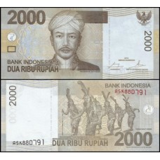 Indonésia P-148h Fe 2.000 Rupiah 2016