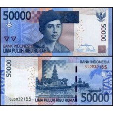 Indonésia P-152e Fe 50.000 Rupiah 2014