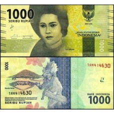Indonésia P-154c Fe 1.000 Rupiah 2018