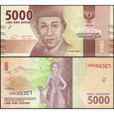 Indonésia P-156b Fe 5.000 Rupiah 2017