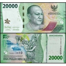 Indonésia P-166 Fe 20.000 Rupiah 2022