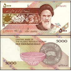 Iran Irã P-152a Fe 5.000 Rials 2013 Ruhollah Khomeini