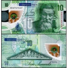 Ireland Northern Irlanda do Norte P-214a Fe 10 Pounds 2017 - J.B. Dunlop