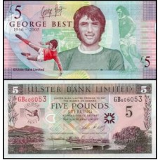 Ireland Northern Irlanda do Norte P-339 Fe 5 Pounds 2006 George Best