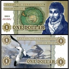 Isle Of Bouvet 1 Dollar 2015 Fe Fantasia