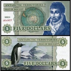 Isle Of Bouvet 5 Dollars 2015 Fe Fantasia