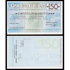 Italy Itália 150 Lire Fe Il Credito Italiano 1976 (72)