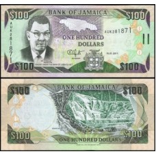 Jamaica P-84f Fe 100 Dollars 2011 Jamaica P-84f Fe 100 Dollars 2011