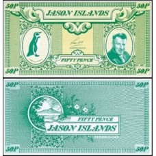 Jason Islands Ilhas Jason 50 Pence 1979 Fe Fantasia
