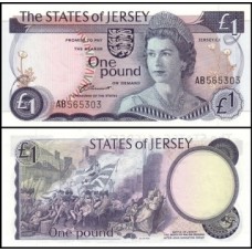 Jersey Ilhas Jersey P-11a Fe 1 Pound ND (1976) Rainha ♛