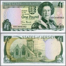 Jersey Ilhas Jersey P-26b Fe 1 Pound ND (2000) Rainha ♛