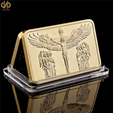 Jesus 10 Mandamentos Placa Banhada a Ouro Fc (544)
