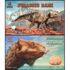 Jurassic Bank 6 Din 2017 Fe Aquilops Polímero Fantasia