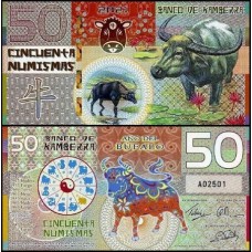 Kamberra Camberra 50 Numismas 2021 Fe Boi Polímero Fantasia