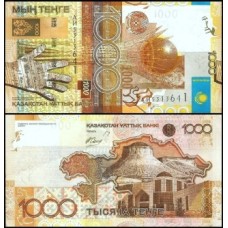 Kazakhstan Cazaquistão P-30a Fe 1.000 Tengé 2006