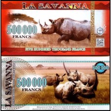 La Savanna 500.000 Francs Rinoceronte 2016 Fe Fantasia