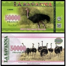 La Savanna 50.000 Francs Avestruz 2016 Fe Fantasia