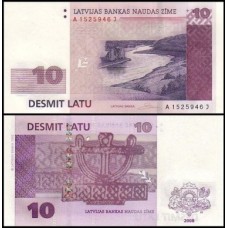 Latvia Letônia P-54 Fe 10 Latu 2008