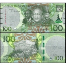 Lesotho Lesoto P-29 Fe 100 Maloti 2021
