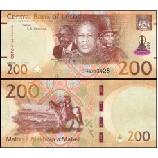 Lesotho Lesoto P-30 Fe 200 Maloti 2021