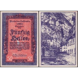 Liechtenstein P-3 Fe 50 Heller 1920 Escassa