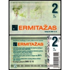 Lithuania Lituânia Ermitazas Fe 2 Litai 2005 Fantasia