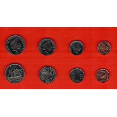 Cayman Islands Ilhas Caimã Set C/4 Moedas Fc  1/5/10/25