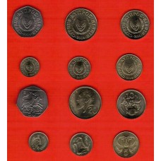Cyprus Chipre Set C/6 Moedas Fc 2004
