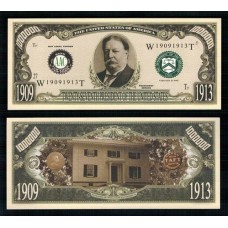 Usa Estados Unidos Md-193 Fe 1 Milhão de Dollars Fantasia William Taft