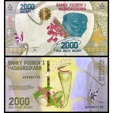 Madagascar P-101a Fe 2.000 Ariary ND (2017)
