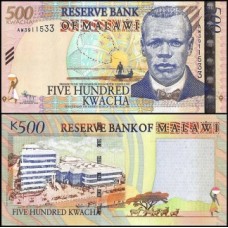 Malawi Malaui P-56b Fe 500 Kwacha 2011