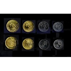 Malaysia Malásia Set C/4 Moedas 2015 Fc 5+10+20+50 Sen (358)