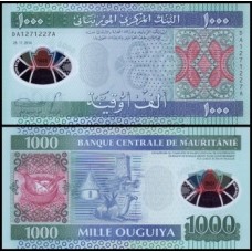 Mauritânia P-19 Fe 1.000 Ouguyia 2014 Polímero