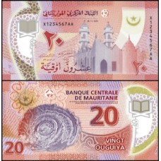 Mauritânia P-22a Fe 20 Ouguyia 2020/2021 Polímero
