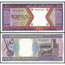 Mauritânia P-4h Fe 100 Ouguyia 1996