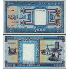 Mauritânia P-9c Fe 1.000 Ouguyia 2002